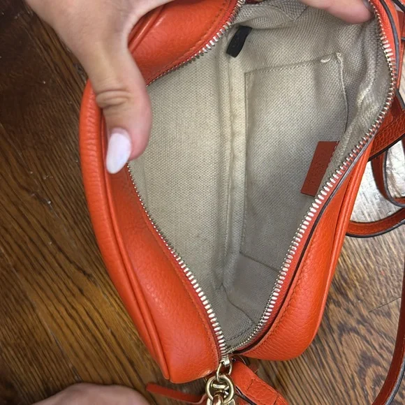 Gucci Orange Cross Body Disco Bag - Picture 2 of 6